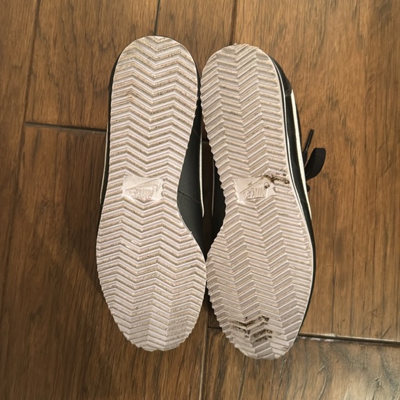 Nike Black and White Classic Cortez Sneakers - Picture 7 of 9